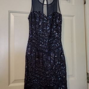 Sequin knee length dress